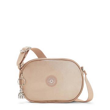 Kipling Gema Metallic Crossbodytassen Goud Metal | BE 1167QM